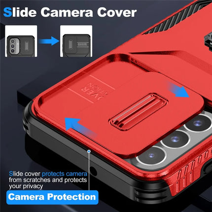 For Samsung Galaxy A26 5G Case Camshield Kickstand TPU+PC Anti-Slip Phone Cover