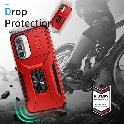 For Samsung Galaxy A26 5G Case Camshield Kickstand TPU+PC Anti-Slip Phone Cover