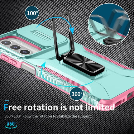For Samsung Galaxy A26 5G Case Camshield Kickstand TPU+PC Anti-Slip Phone Cover