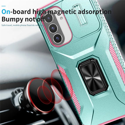 For Samsung Galaxy A26 5G Case Camshield Kickstand TPU+PC Anti-Slip Phone Cover