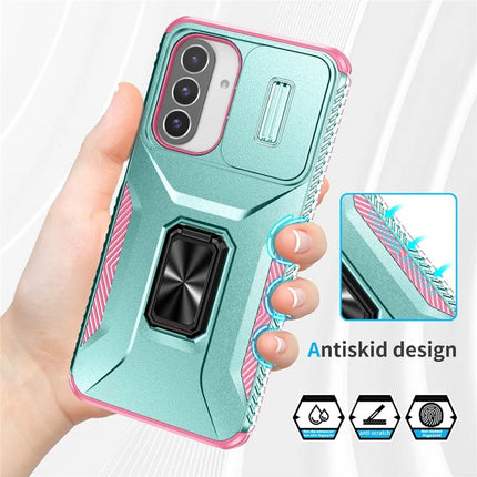 For Samsung Galaxy A26 5G Case Camshield Kickstand TPU+PC Anti-Slip Phone Cover