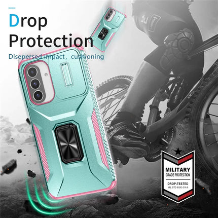 For Samsung Galaxy A26 5G Case Camshield Kickstand TPU+PC Anti-Slip Phone Cover