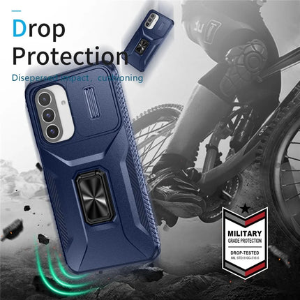 For Samsung Galaxy A26 5G Case Camshield Kickstand TPU+PC Anti-Slip Phone Cover