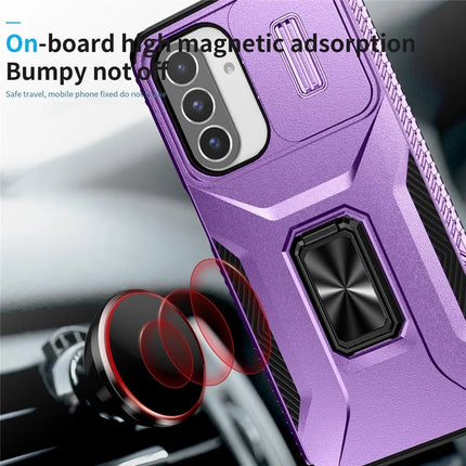 For Samsung Galaxy A26 5G Case Camshield Kickstand TPU+PC Anti-Slip Phone Cover