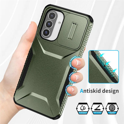 For Samsung Galaxy A26 5G Case Camshield TPU+PC Phone Cover Non-Slip Side Edge