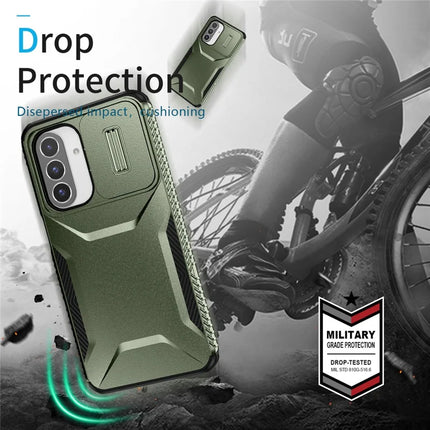 For Samsung Galaxy A26 5G Case Camshield TPU+PC Phone Cover Non-Slip Side Edge