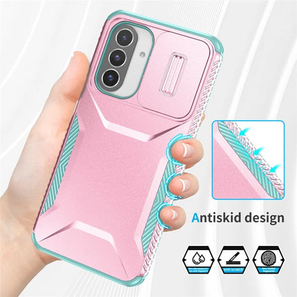For Samsung Galaxy A26 5G Case Camshield TPU+PC Phone Cover Non-Slip Side Edge