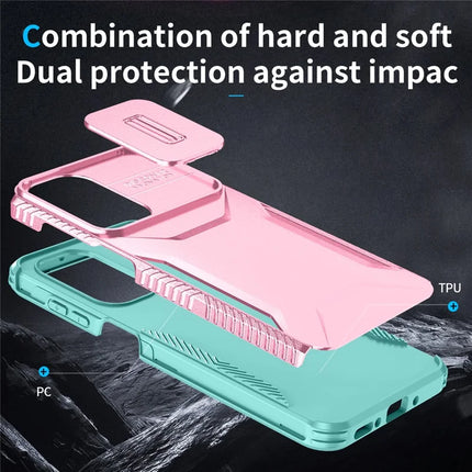 For Samsung Galaxy A26 5G Case Camshield TPU+PC Phone Cover Non-Slip Side Edge