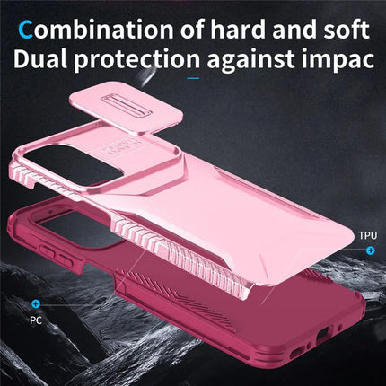 For Samsung Galaxy A26 5G Case Camshield TPU+PC Phone Cover Non-Slip Side Edge
