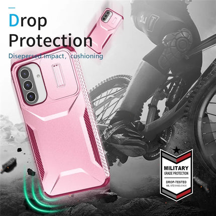 For Samsung Galaxy A26 5G Case Camshield TPU+PC Phone Cover Non-Slip Side Edge