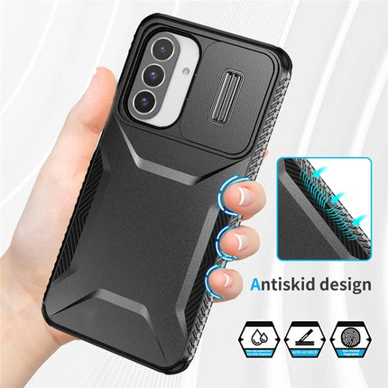 For Samsung Galaxy A26 5G Case Camshield TPU+PC Phone Cover Non-Slip Side Edge