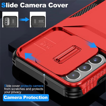 For Samsung Galaxy A26 5G Case Camshield TPU+PC Phone Cover Non-Slip Side Edge