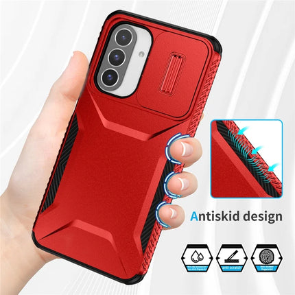 For Samsung Galaxy A26 5G Case Camshield TPU+PC Phone Cover Non-Slip Side Edge