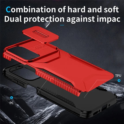 For Samsung Galaxy A26 5G Case Camshield TPU+PC Phone Cover Non-Slip Side Edge