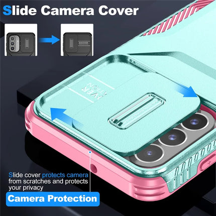 For Samsung Galaxy A26 5G Case Camshield TPU+PC Phone Cover Non-Slip Side Edge