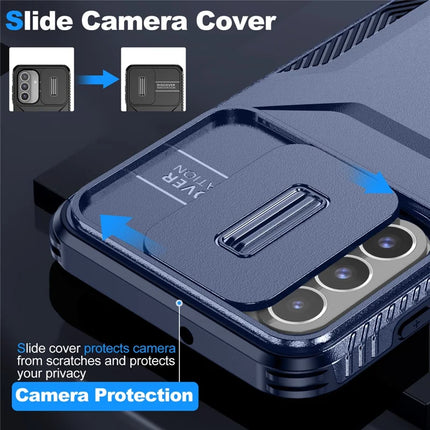 For Samsung Galaxy A26 5G Case Camshield TPU+PC Phone Cover Non-Slip Side Edge