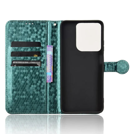 For Motorola Moto G Power (2025) / G Play (20 Case Wallet Dot Pattern Imprint PU Leather Phone Cover