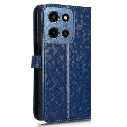 For Motorola Moto G Power (2025) / G Play (20 Case Wallet Dot Pattern Imprint PU Leather Phone Cover