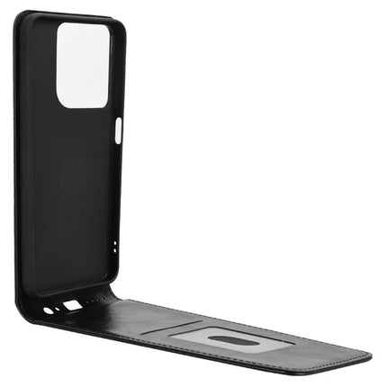 For Motorola Moto G Play (2025) 5G / G Power (2025) Case with Card Slot Magnetic Vertical Flip Leather Phone Cover