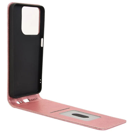 For Motorola Moto G Play (2025) 5G / G Power (2025) Case with Card Slot Magnetic Vertical Flip Leather Phone Cover