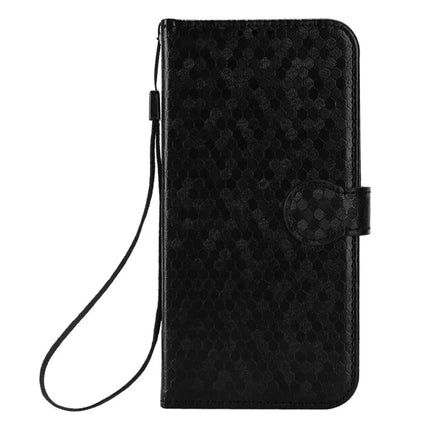 For Motorola Moto G 5G (2025) Wallet Case Dot Pattern Imprint PU Leather Phone Cover