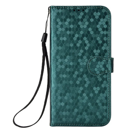 For Motorola Moto G 5G (2025) Wallet Case Dot Pattern Imprint PU Leather Phone Cover
