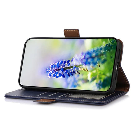 For Realme 14 Pro 5G Case RFID Blocking Genuine Cow Leather Wallet Phone Cover