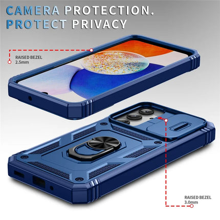 For Samsung Galaxy A26 5G Case TPU+PC Slide Camshield Kickstand Phone Cover