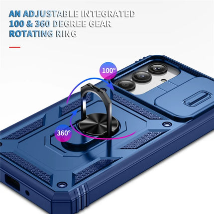 For Samsung Galaxy A26 5G Case TPU+PC Slide Camshield Kickstand Phone Cover