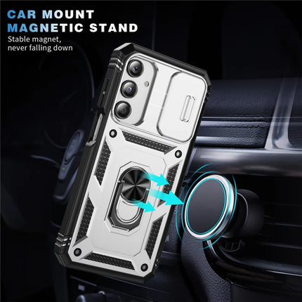 For Samsung Galaxy A26 5G Case TPU+PC Slide Camshield Kickstand Phone Cover