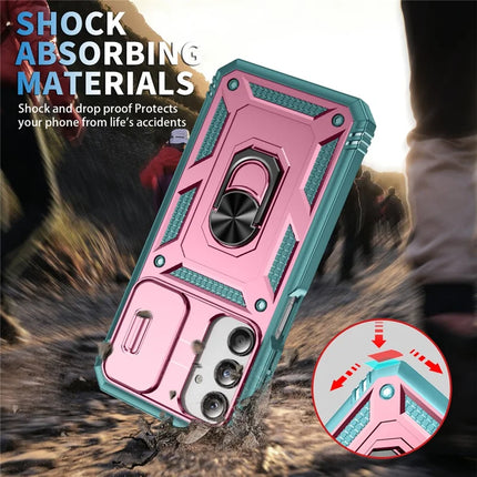 For Samsung Galaxy A26 5G Case TPU+PC Slide Camshield Kickstand Phone Cover