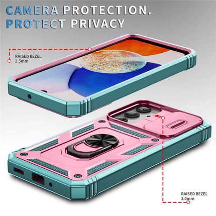For Samsung Galaxy A26 5G Case TPU+PC Slide Camshield Kickstand Phone Cover