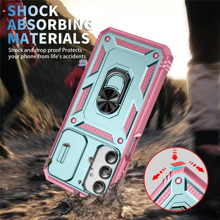 For Samsung Galaxy A26 5G Case TPU+PC Slide Camshield Kickstand Phone Cover