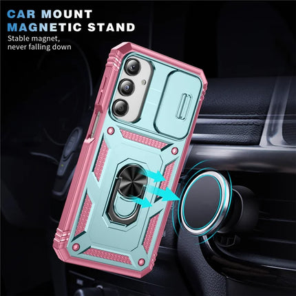 For Samsung Galaxy A26 5G Case TPU+PC Slide Camshield Kickstand Phone Cover