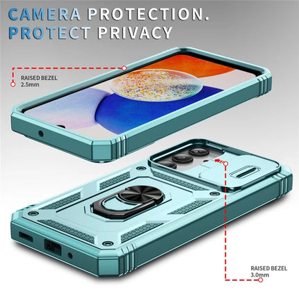 For Samsung Galaxy A26 5G Case TPU+PC Slide Camshield Kickstand Phone Cover