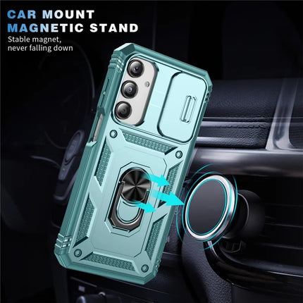 For Samsung Galaxy A26 5G Case TPU+PC Slide Camshield Kickstand Phone Cover