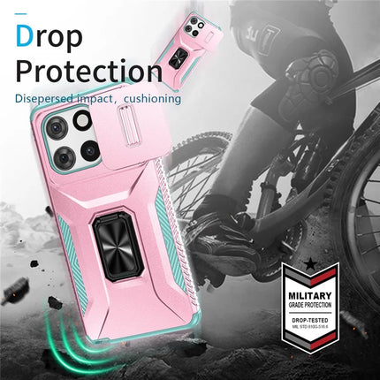 For Motorola Moto G 5G (2025) Case Camshield Kickstand TPU+PC Anti-Slip Phone Cover