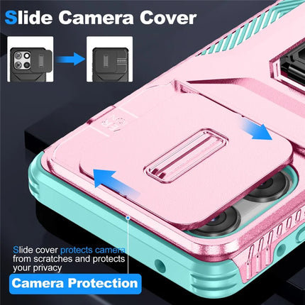 For Motorola Moto G 5G (2025) Case Camshield Kickstand TPU+PC Anti-Slip Phone Cover