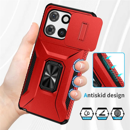For Motorola Moto G 5G (2025) Case Camshield Kickstand TPU+PC Anti-Slip Phone Cover