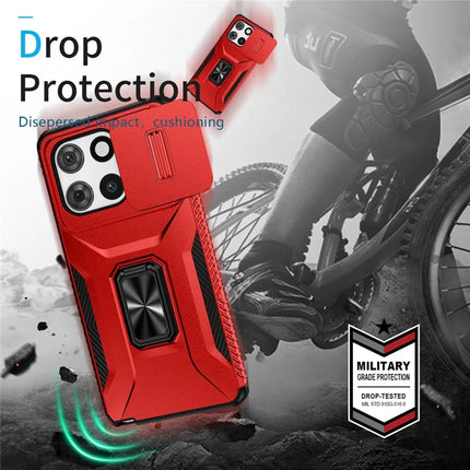 For Motorola Moto G 5G (2025) Case Camshield Kickstand TPU+PC Anti-Slip Phone Cover