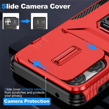For Motorola Moto G 5G (2025) Case Camshield Kickstand TPU+PC Anti-Slip Phone Cover