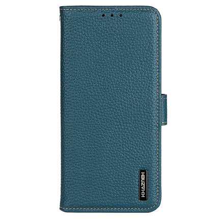 KHAZNEH For iPhone 16e Case Genuine Cow Leather Flip Phone Cover