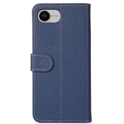 KHAZNEH For iPhone 16e Case Genuine Cow Leather Flip Phone Cover