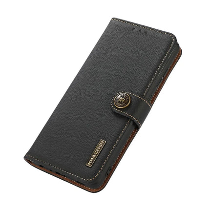 KHAZNEH for iPhone 16e Case Genuine Cow Leather Wallet Phone Cover