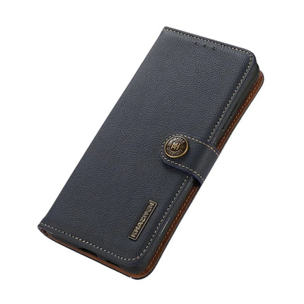 KHAZNEH for iPhone 16e Case Genuine Cow Leather Wallet Phone Cover