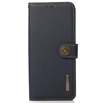 KHAZNEH for iPhone 16e Case Genuine Cow Leather Wallet Phone Cover
