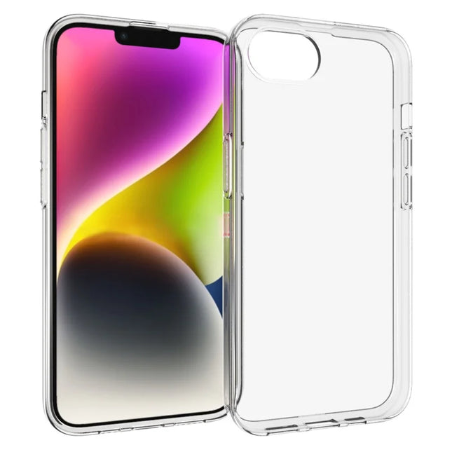 For iPhone 16e Slim Clear Phone Case Watermark Resistant TPU Back Cover