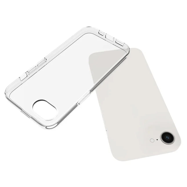 For iPhone 16e Slim Clear Phone Case Watermark Resistant TPU Back Cover