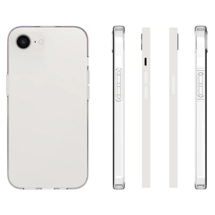 For iPhone 16e Slim Clear Phone Case Watermark Resistant TPU Back Cover