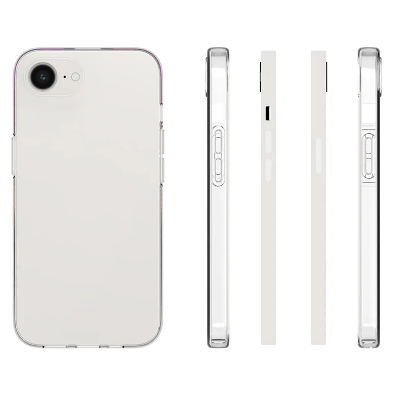 ShopCaseCart Lightweight Premium iPhone 16e Streamlined Clear Phone Protective cover Watermark Resistant TPU Back Guard